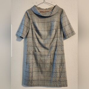 Trina Turk Women’s Maleko Shift Dress, Brown Grey size 8